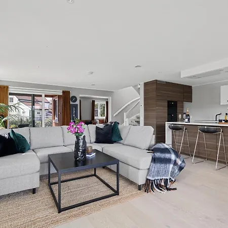 Sentrumsnaer Toppleilighet Med To Soverom Appartement